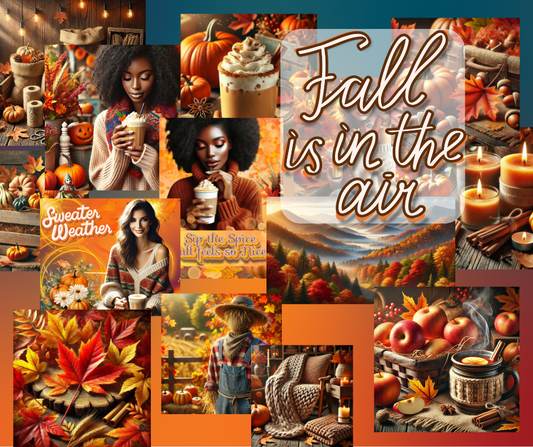 Fall Design Set PNG files