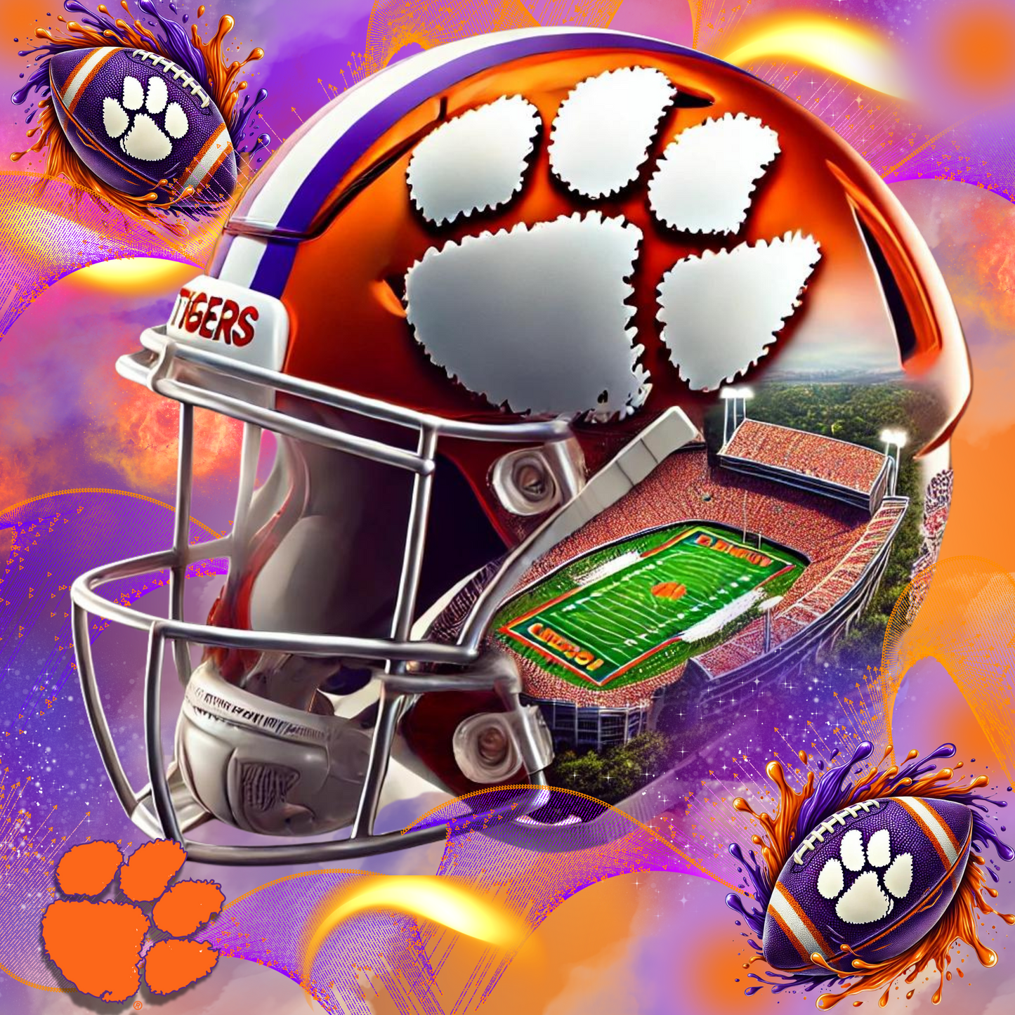 Clemson University Editable design