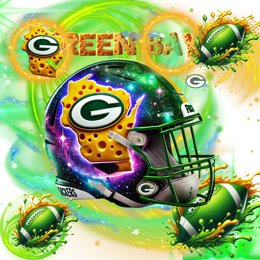 Green Bay Football Editable design